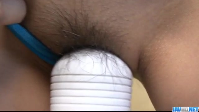 Hina Aisawa fucked with toys in rough ways