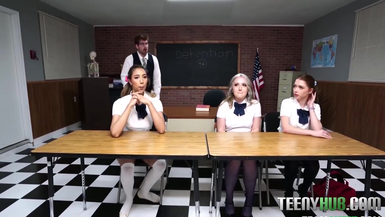 Kimora Quin - Cum Swap Detention Three Pussies One Lucky Cock
