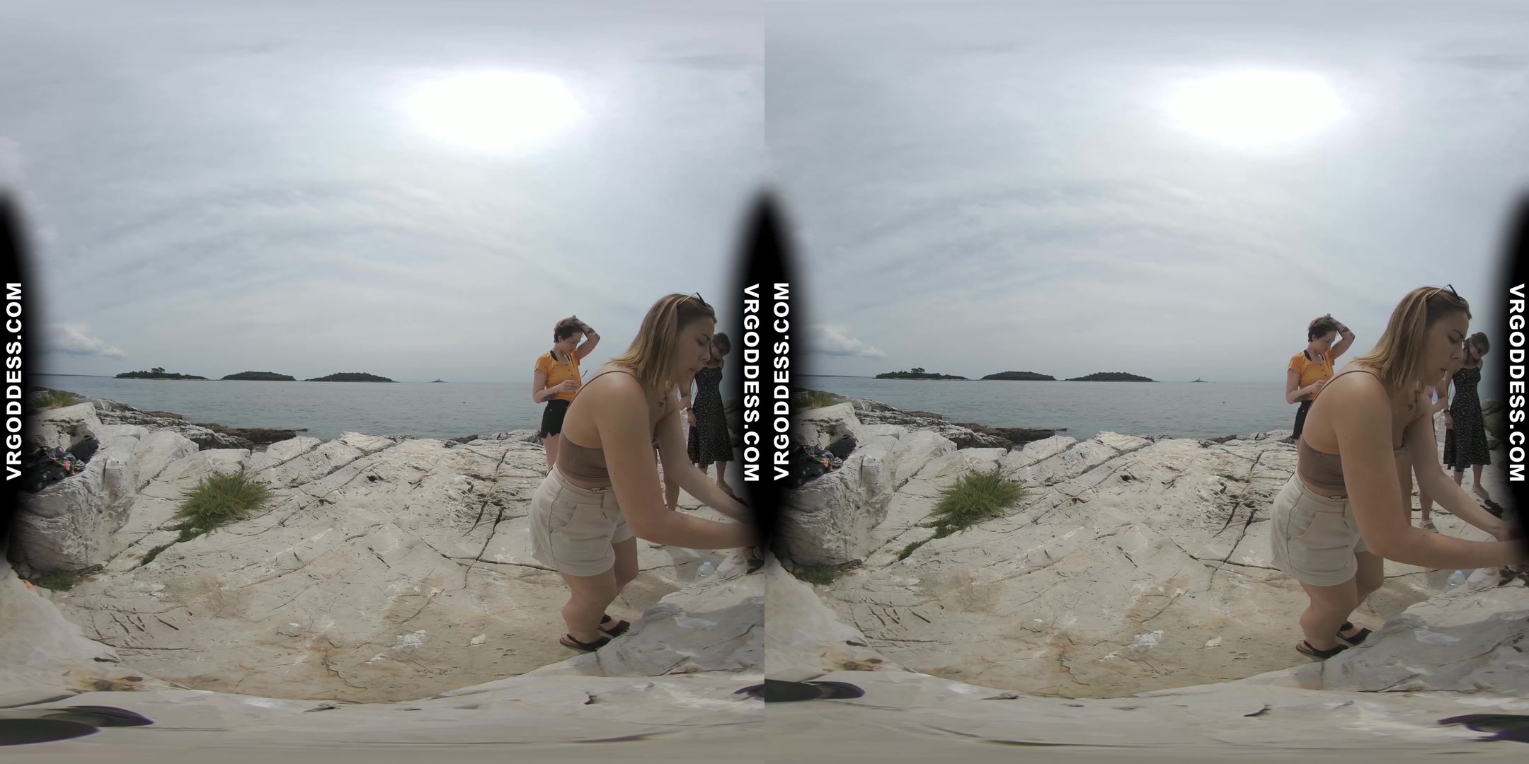 Four Hot Goddesses Sunbathing And Chilling On Nude Beach On Vacation
