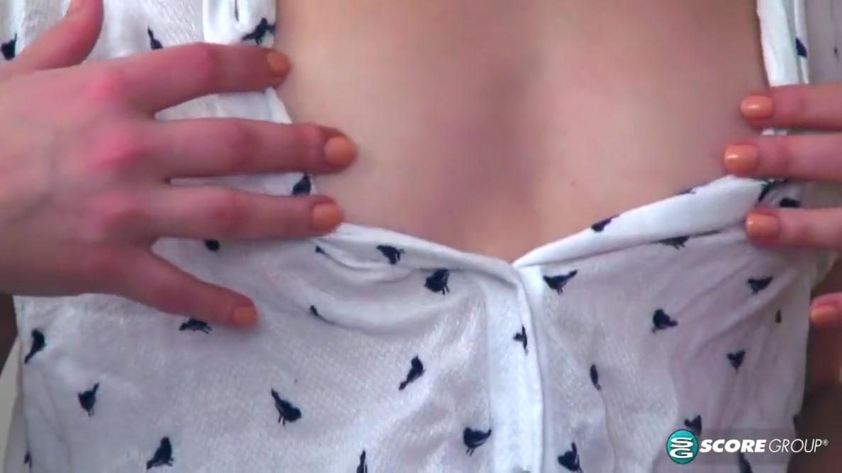 Redheaded teen 18+ Clarise Strips And Her Slit
