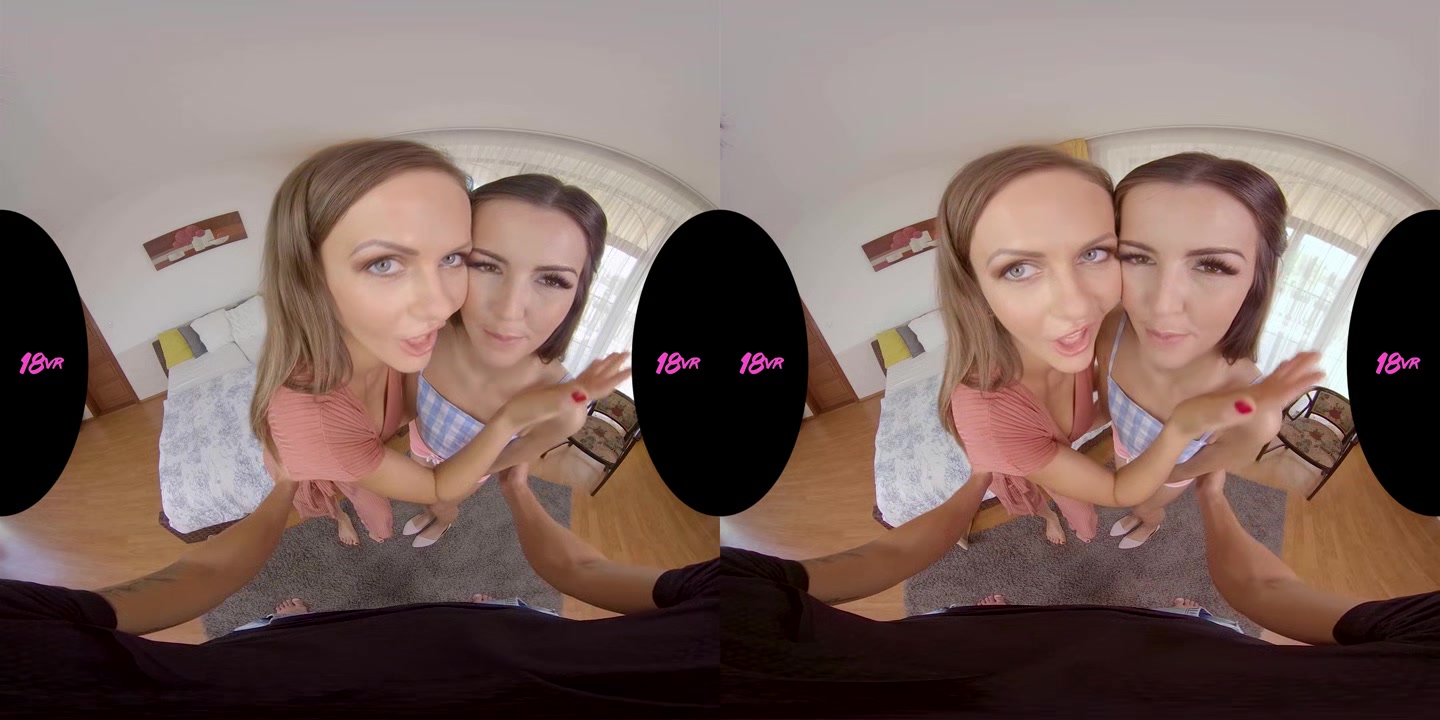 18VR Hard Anal Threesome Session With teen 18+ Stepsisters Cindy And Tina