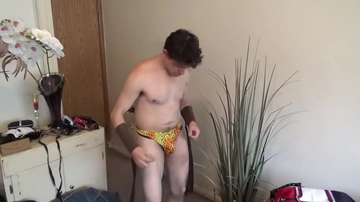 Gladiator Dude Starts Shy Then Gets Into Theme With Wife!