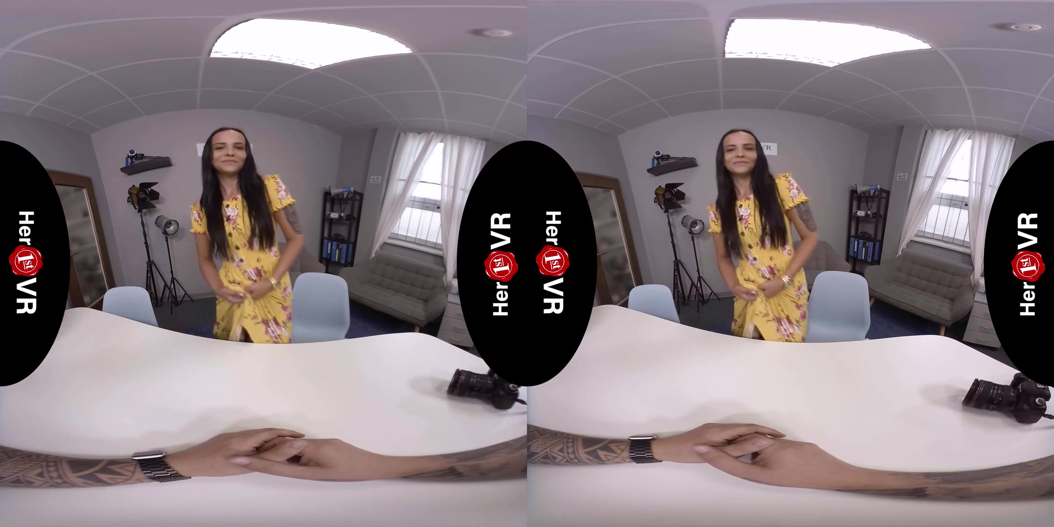 Jennifer Mendez - VR Casting; Amateur Latina Big Tits and Wet Pussy