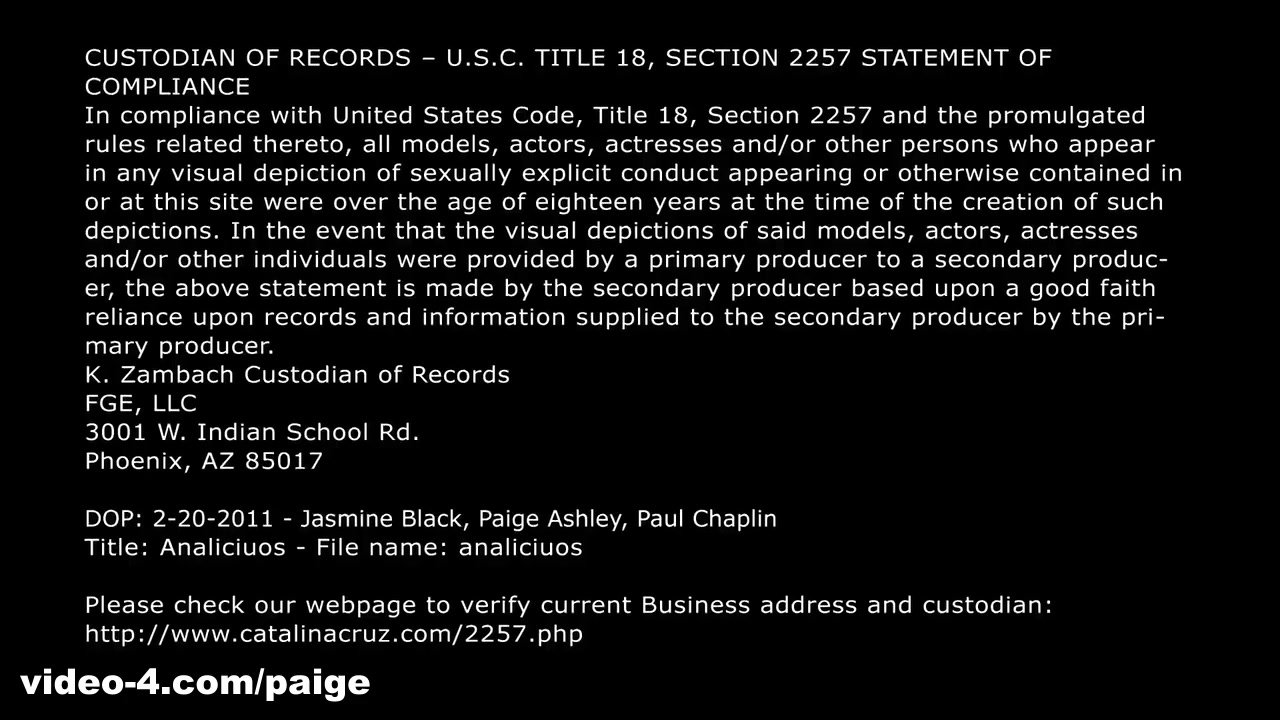Analiciuos - Paige Ashley