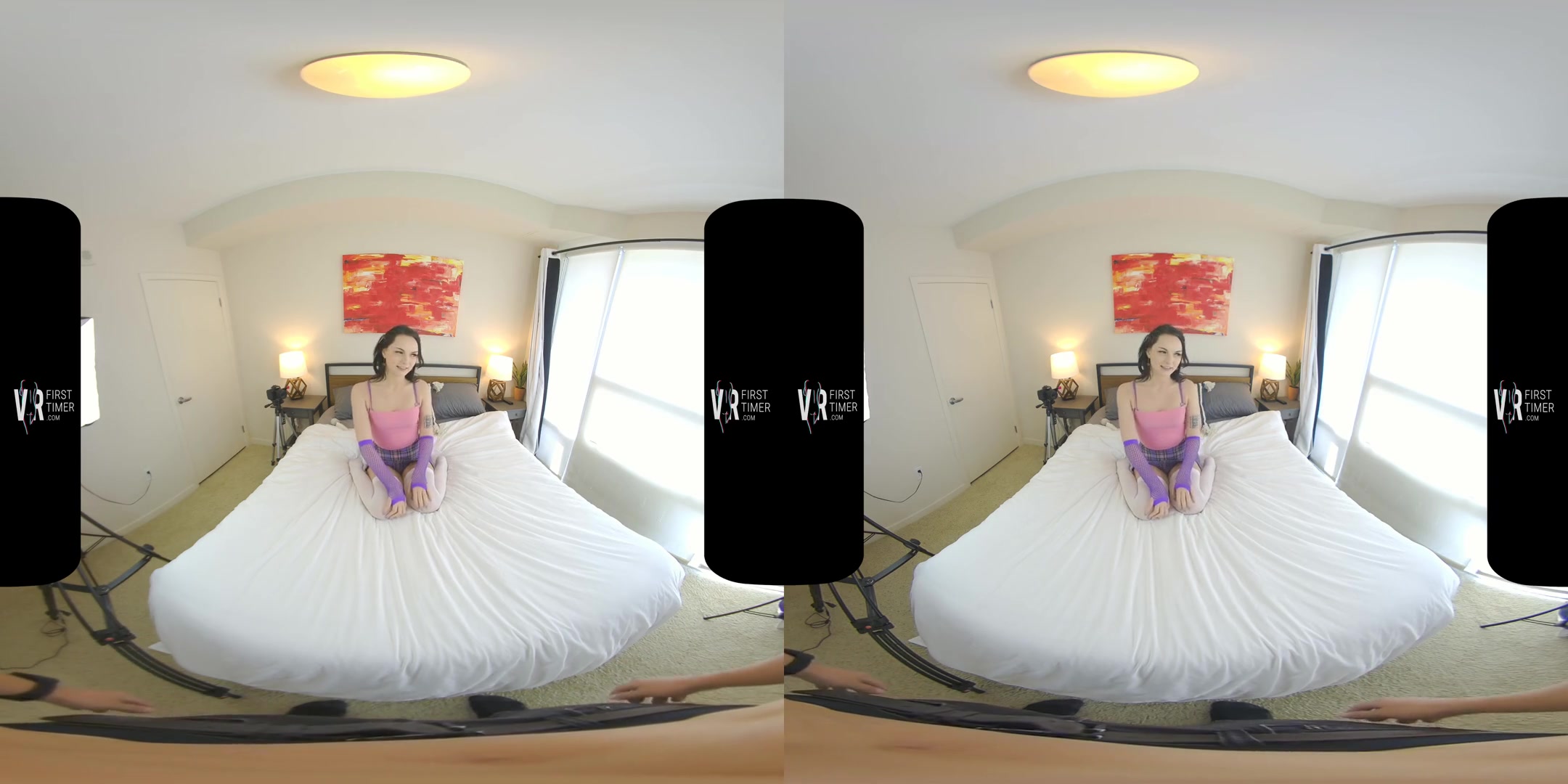 Alice Pink First VR Shoot