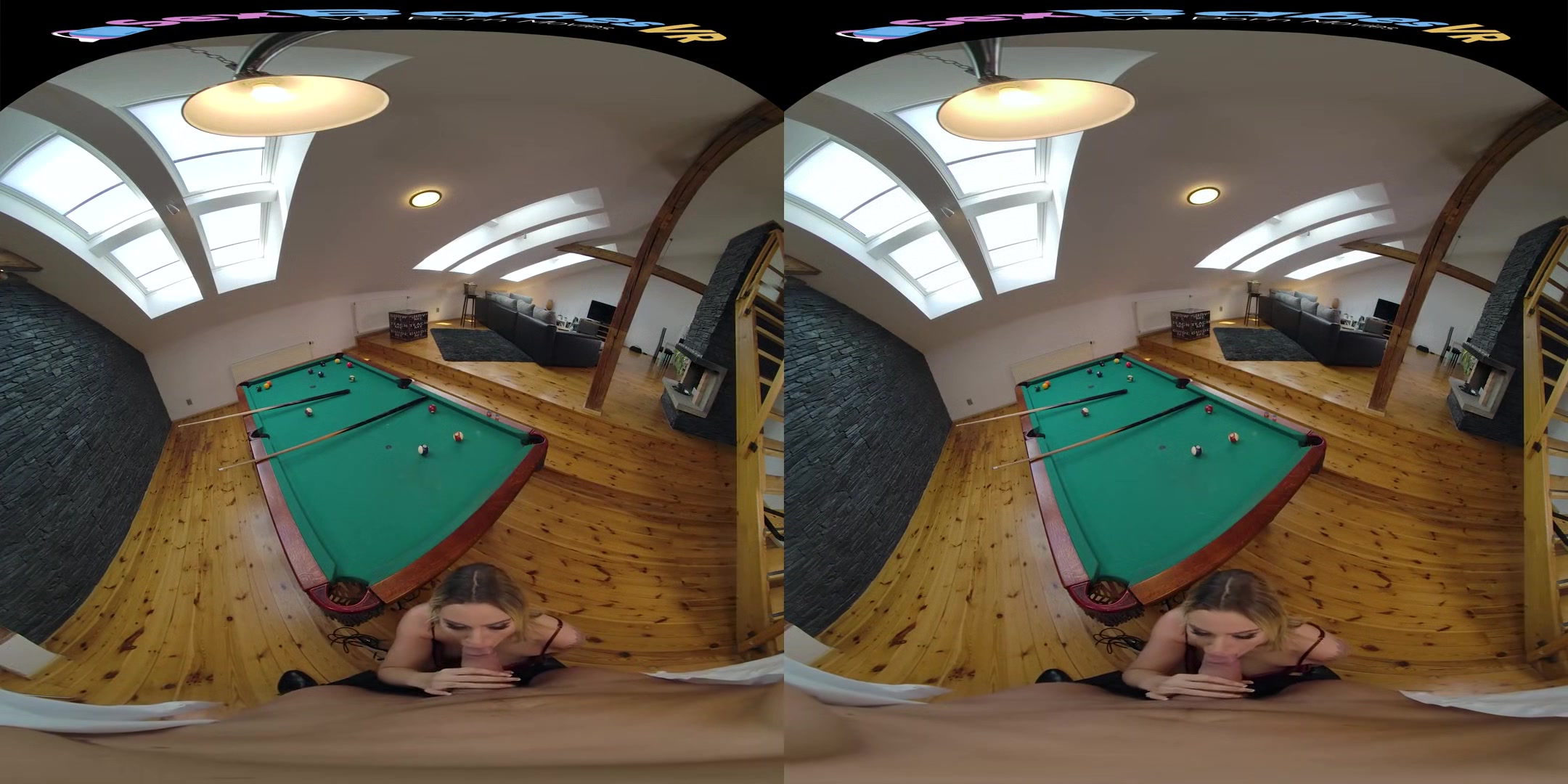 Private Lessons - Hot Blonde Pornstar Lya Missy Fucked on the Pool Table