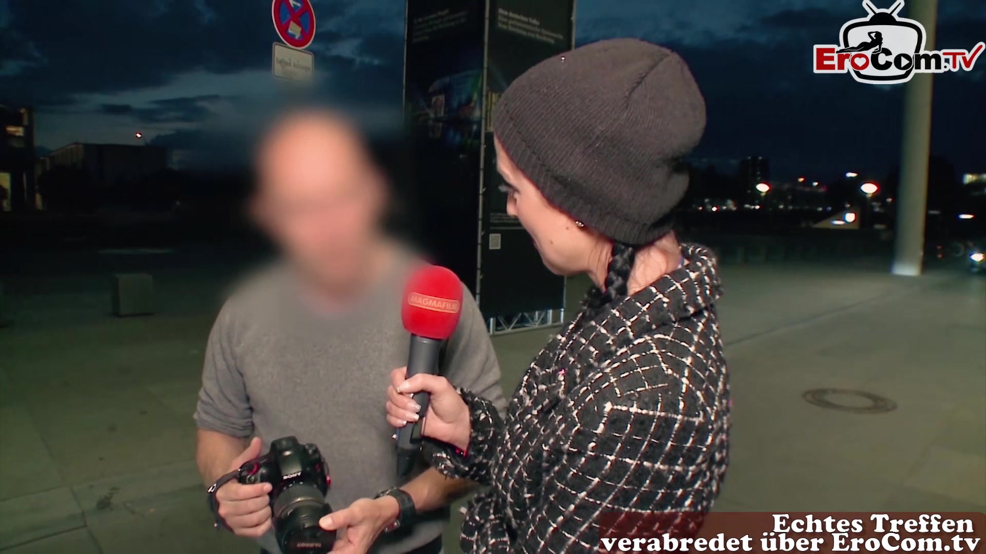 german real street casting - girl ask guys for sex in public