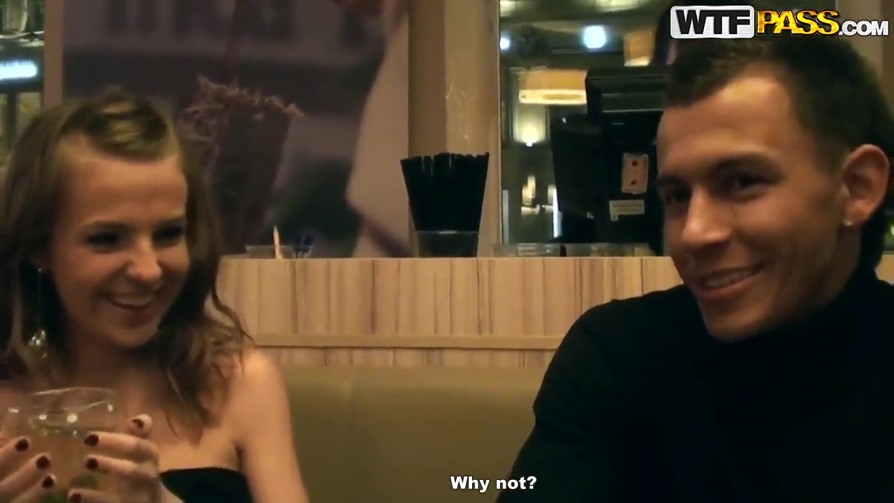 Dude seduces beauty to have sex in restaurant
