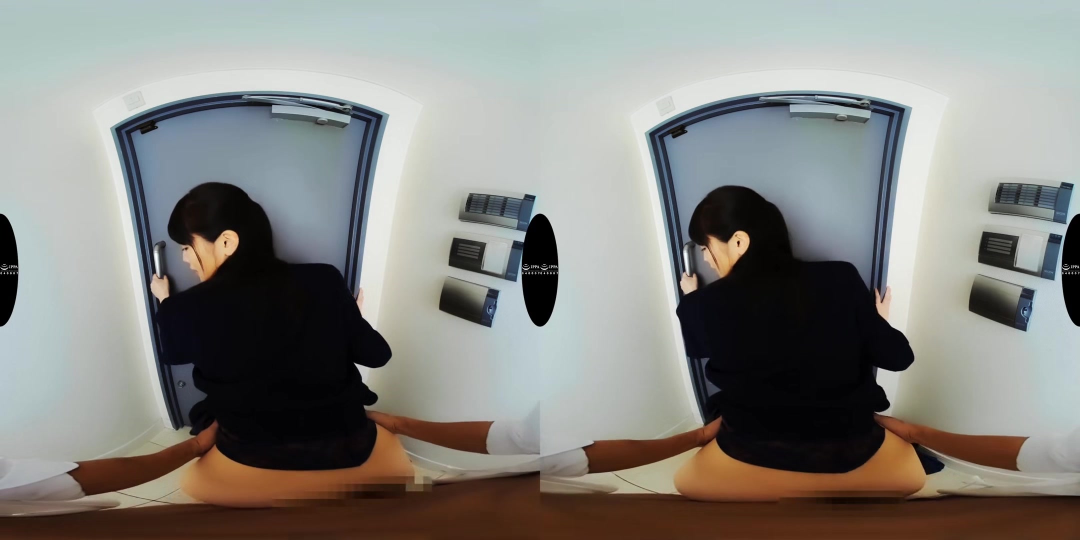 Kissing and Fucking the Beautiful Schoolgirl Right in the Doorway; Hardcore Sex with Small Tits Japanese Schoolgirl