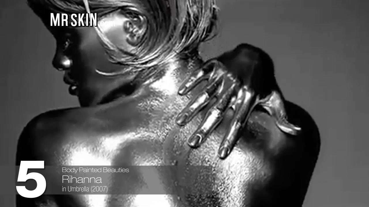 Top 5 Body Painted Beauties - Mr.Skin
