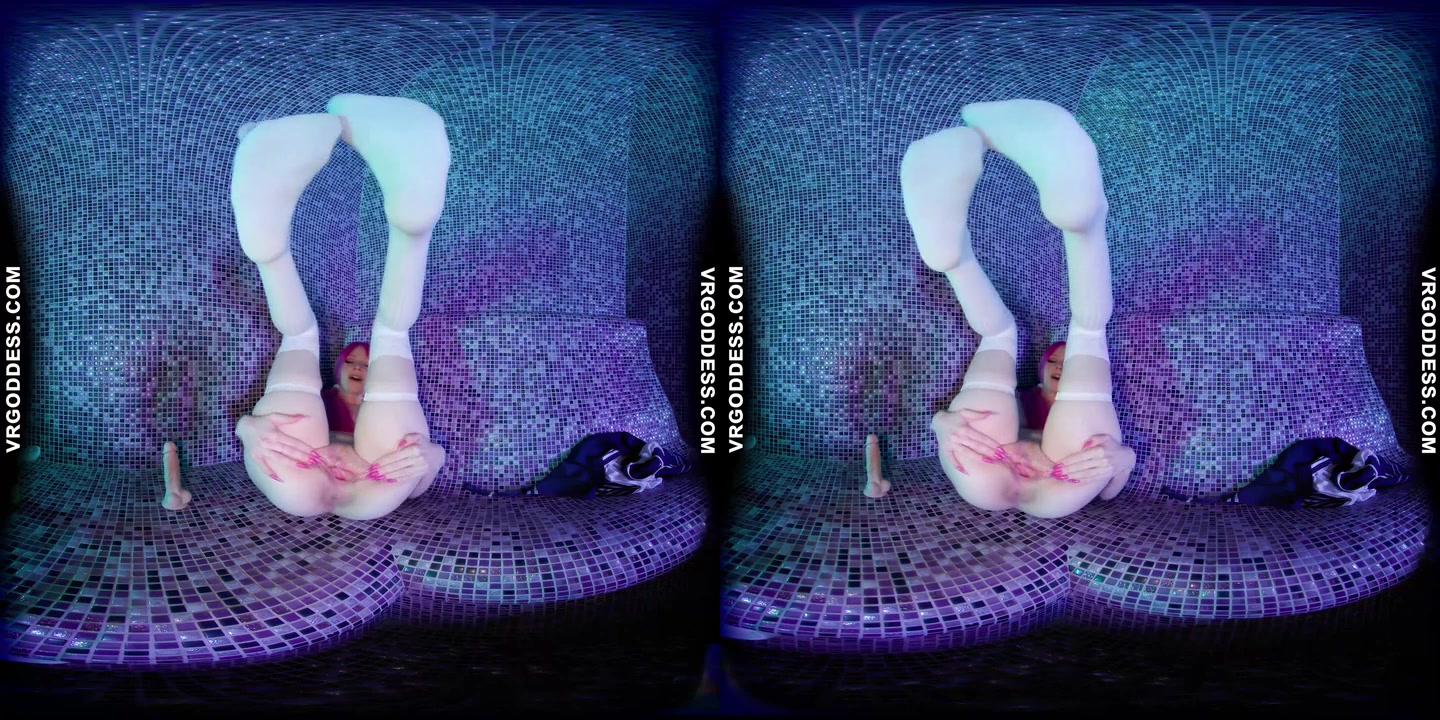 Lily Angelic Masturbating With A Dildo In The Hot Sauna