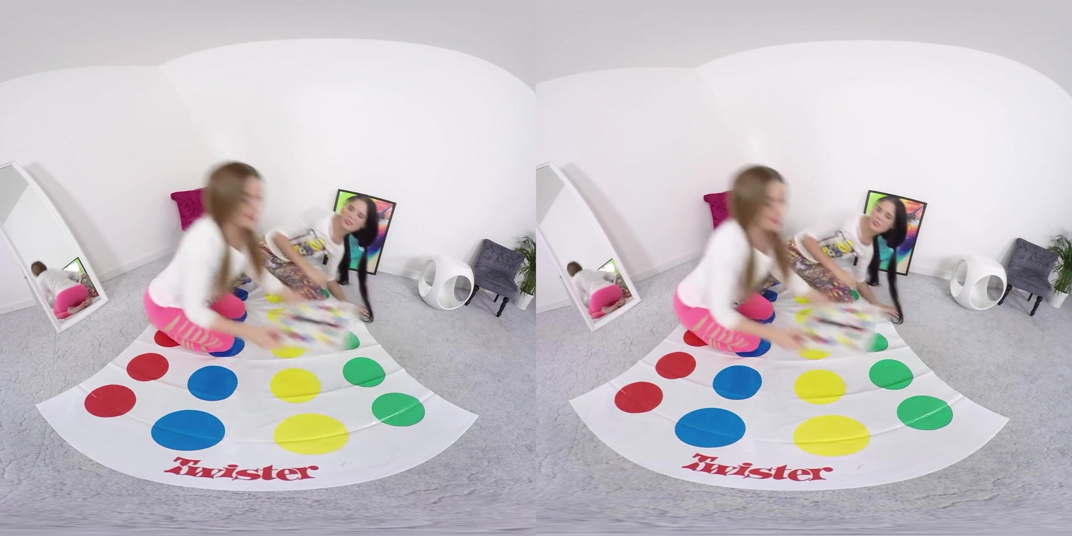 Sophie Luuna & Lavana Lou in Hotties Play Strip Twister - TmwVRNet