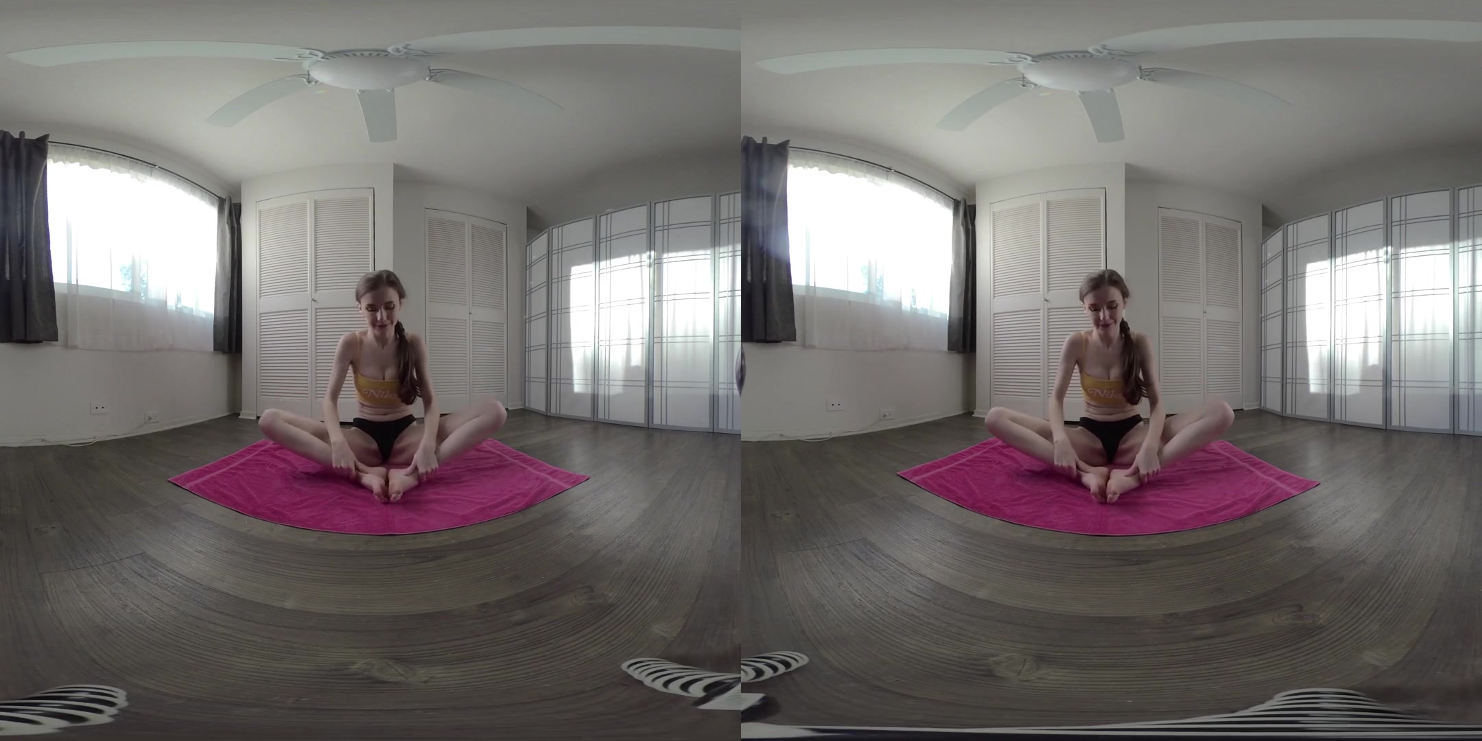 Yoga - Virtual Girlfriend Naked and Stretching - SexLikeReal