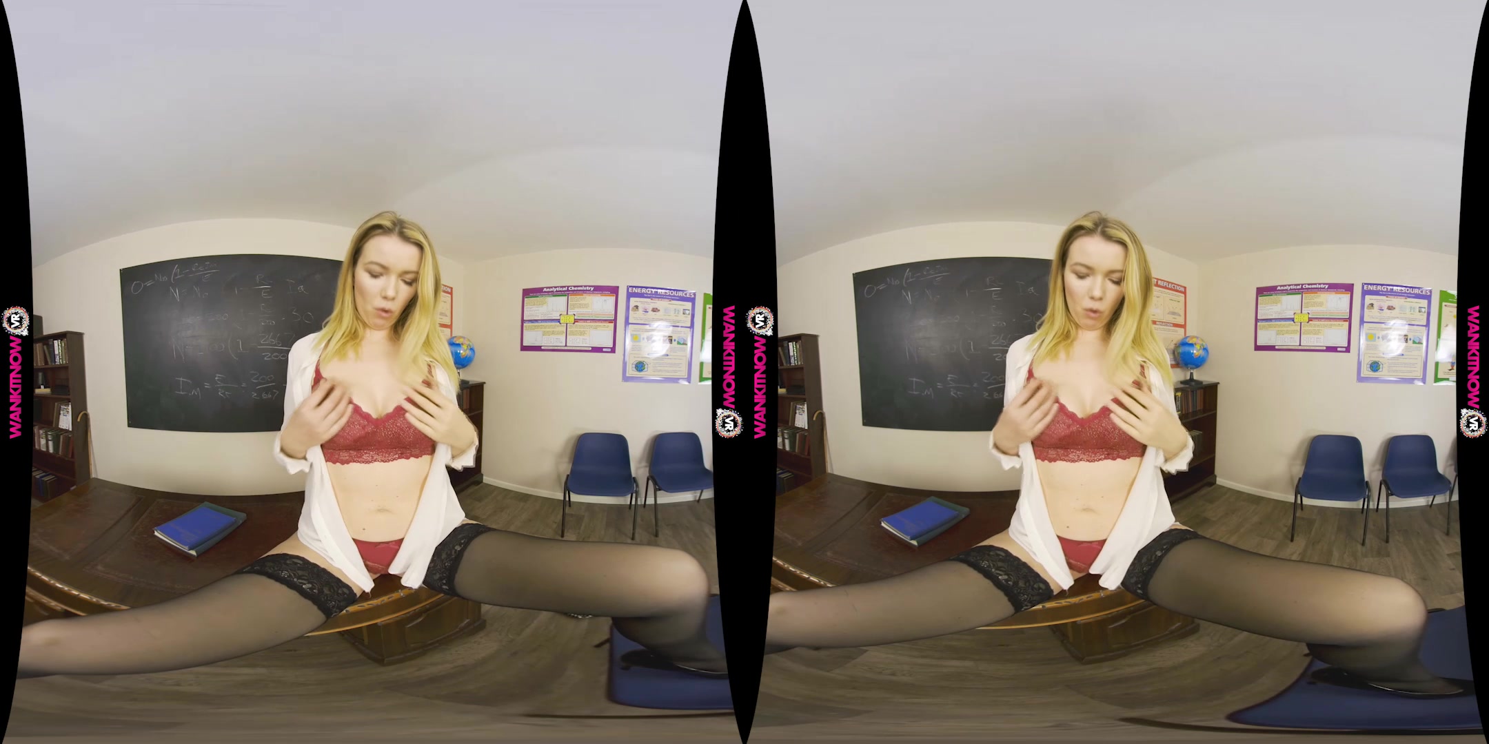 Teacher Punishment featuring Hannah Z - WankitNowVR