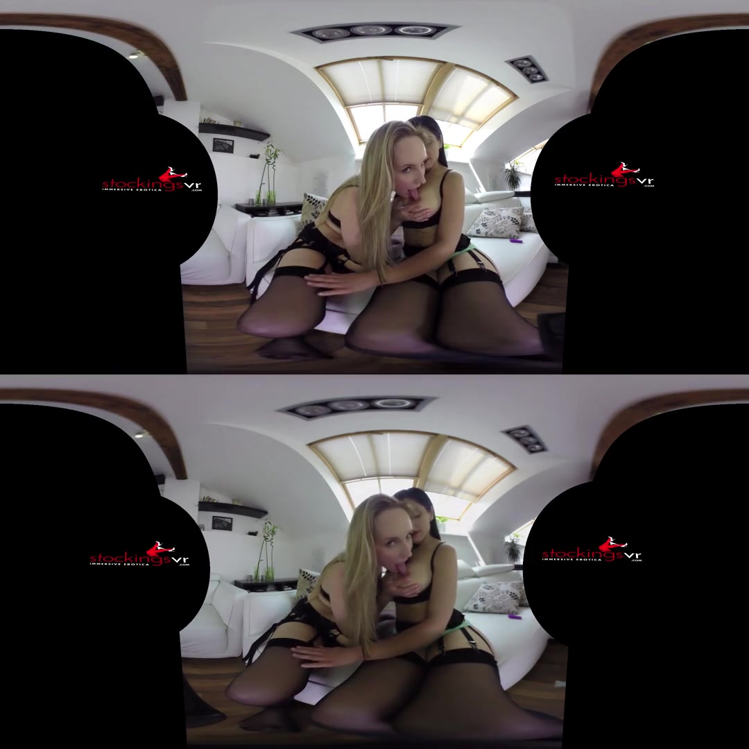 Alex Black & Jenny Simons in Strap On Hot Shots - StockingsVR