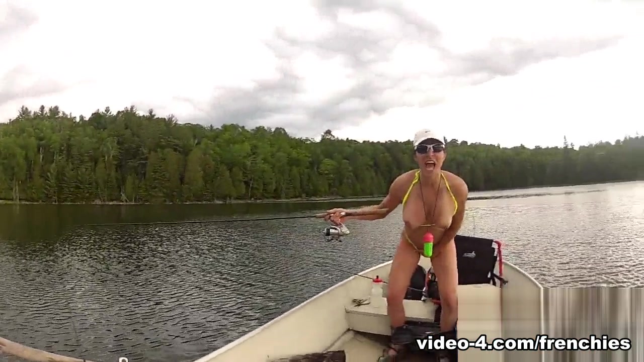 Bianca Fishing In Her Micro Bikini - KinkyFrenchies