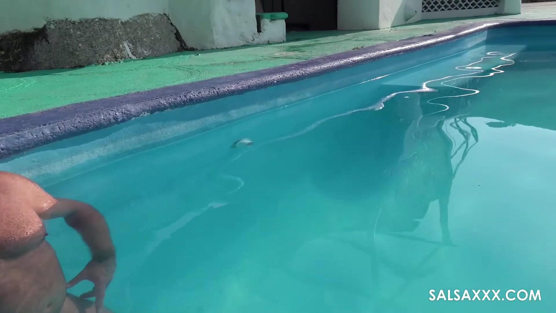 Curvy Latina Chamelle Ayala Fucked Hard by the Pool for SalsaXXX