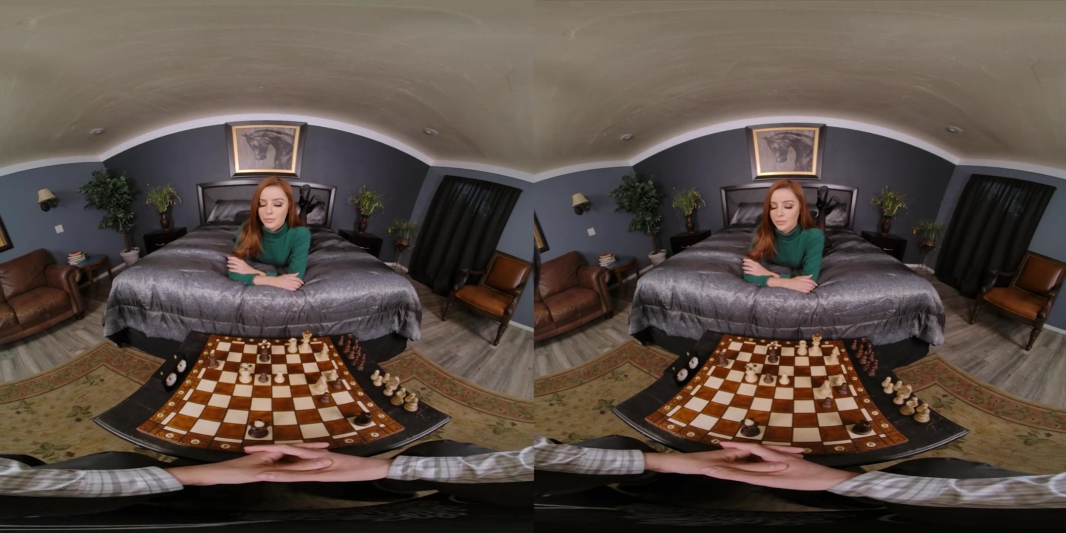The Queen Grabs It - Redhead Pornstar Vanna Bardot Hardcore VR