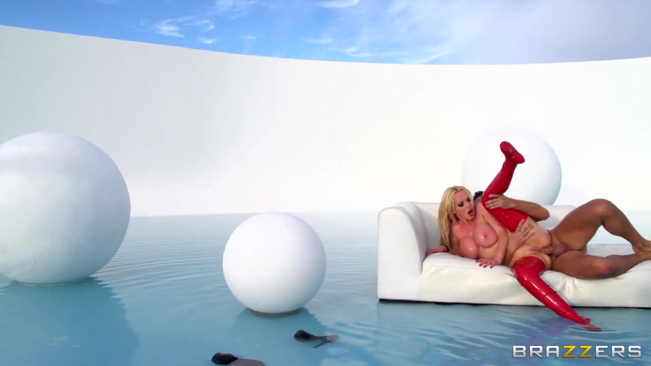 Wet Butt Sex Red Latex