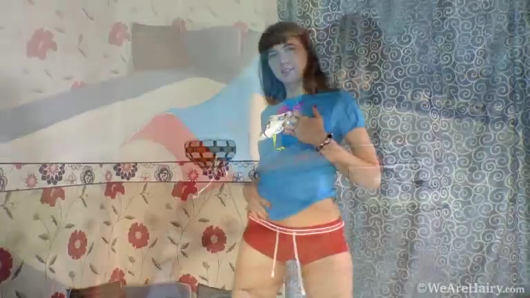 Kate Anne strips from denim shorts to masturbate - Compilation - WeAreHairy