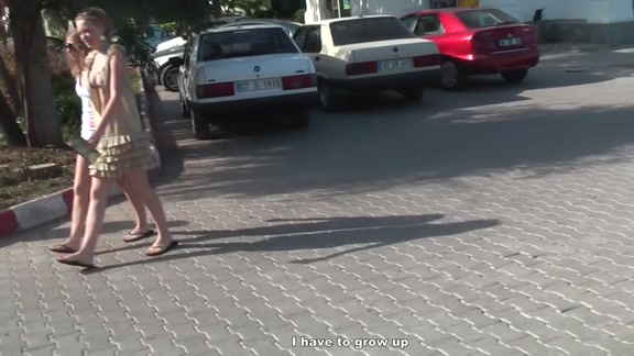Brunette blows his cock