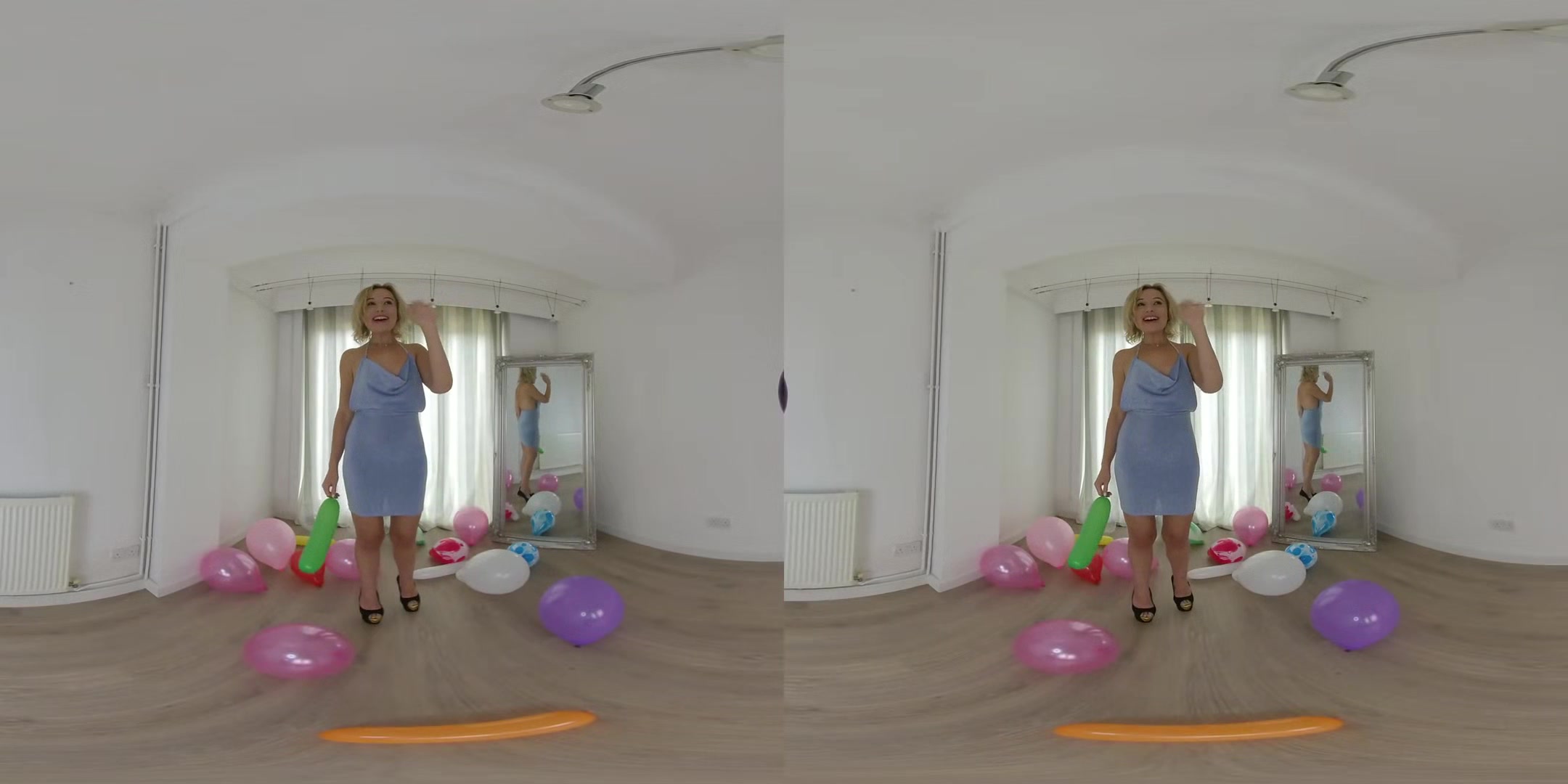 Balloon Popping with B2P - Hot Amateur Blonde Epiphany Jones