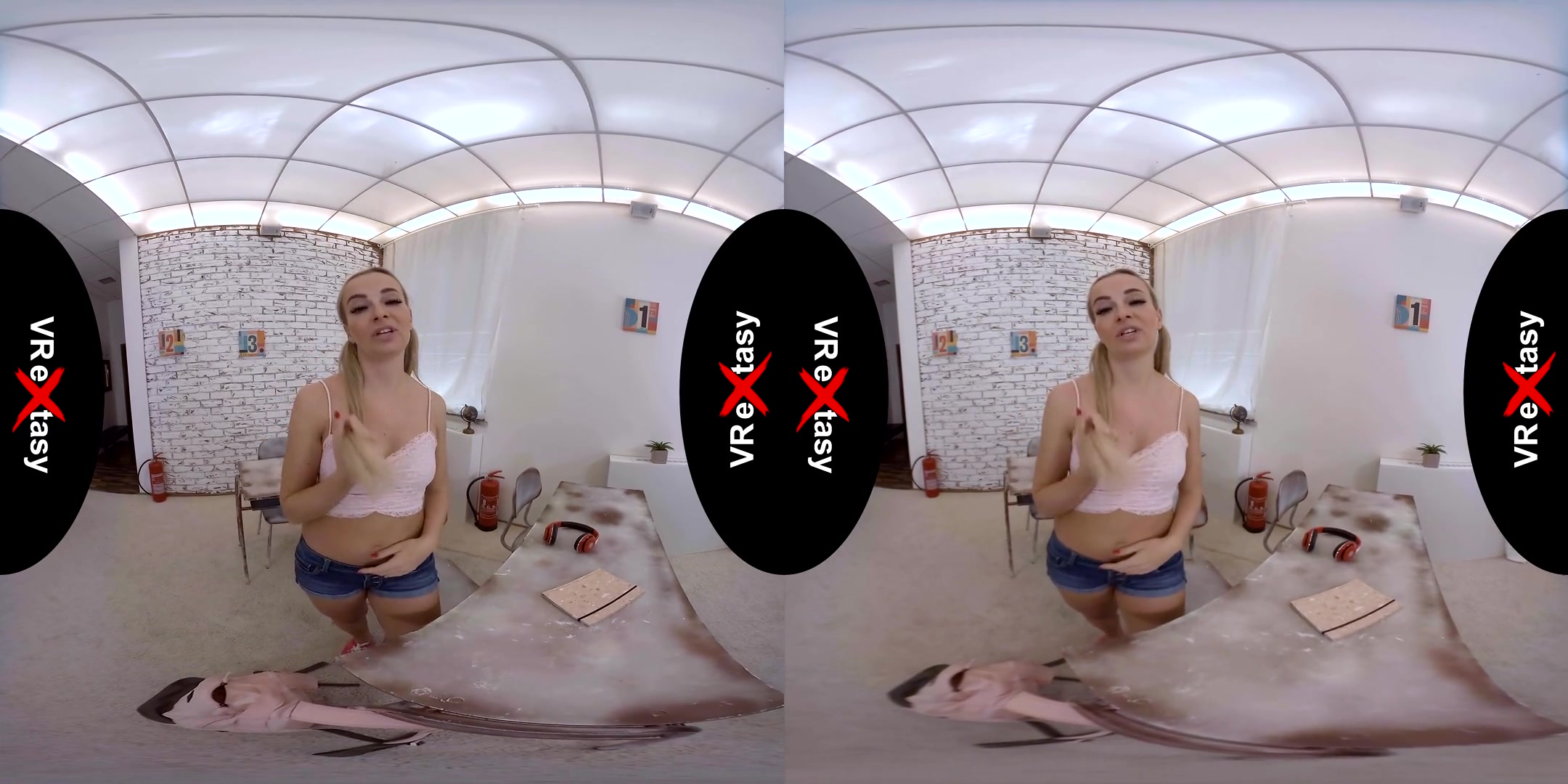 Victoria Pure - Solo; Adorable Blonde Babe Solo Masturbation