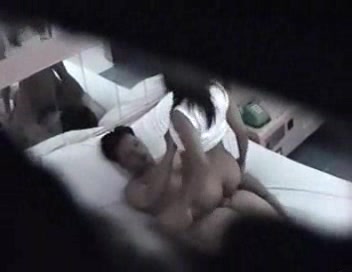 caught Asian hot couple having sex