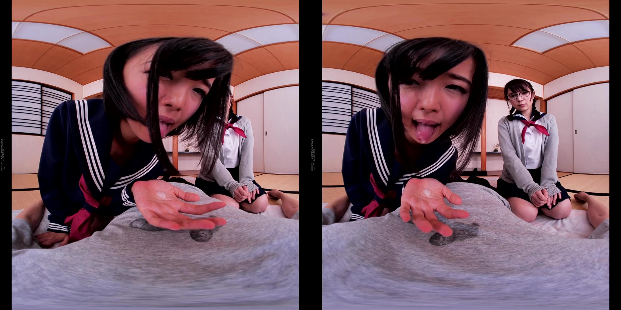Drool-Drinking VR 2 2 - Drool Spit Asian schoolgirls 18+ Drool Fetish