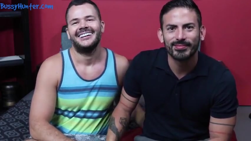 Bearded Handsome Latino Sucks A Huge Hunk Cock Valenting Petrov Pr With Cesar Rossi