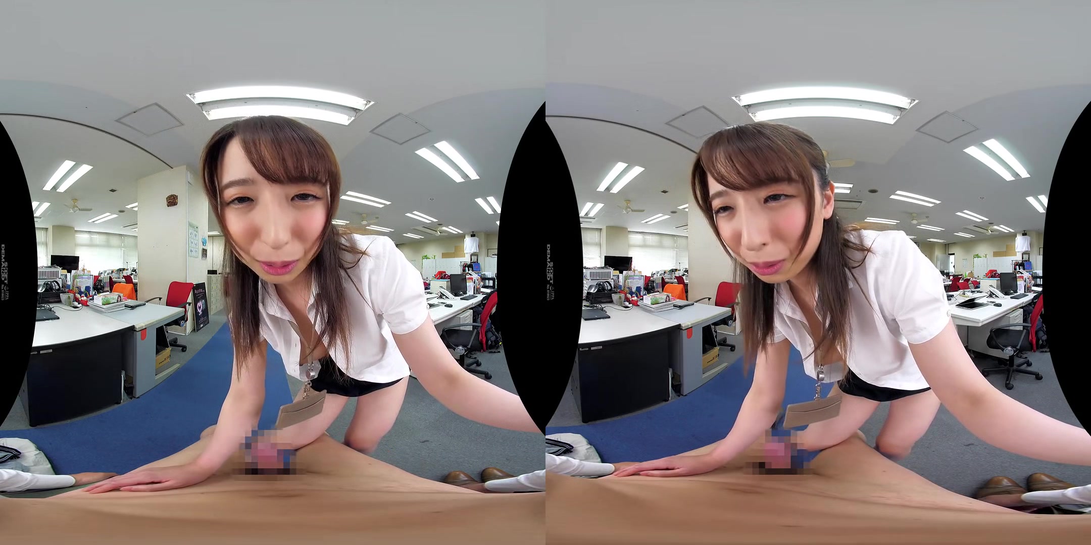 The Girl From the SOD Advertising Department's First Time in VR Unscripted - Big Tit Japanese Amateur