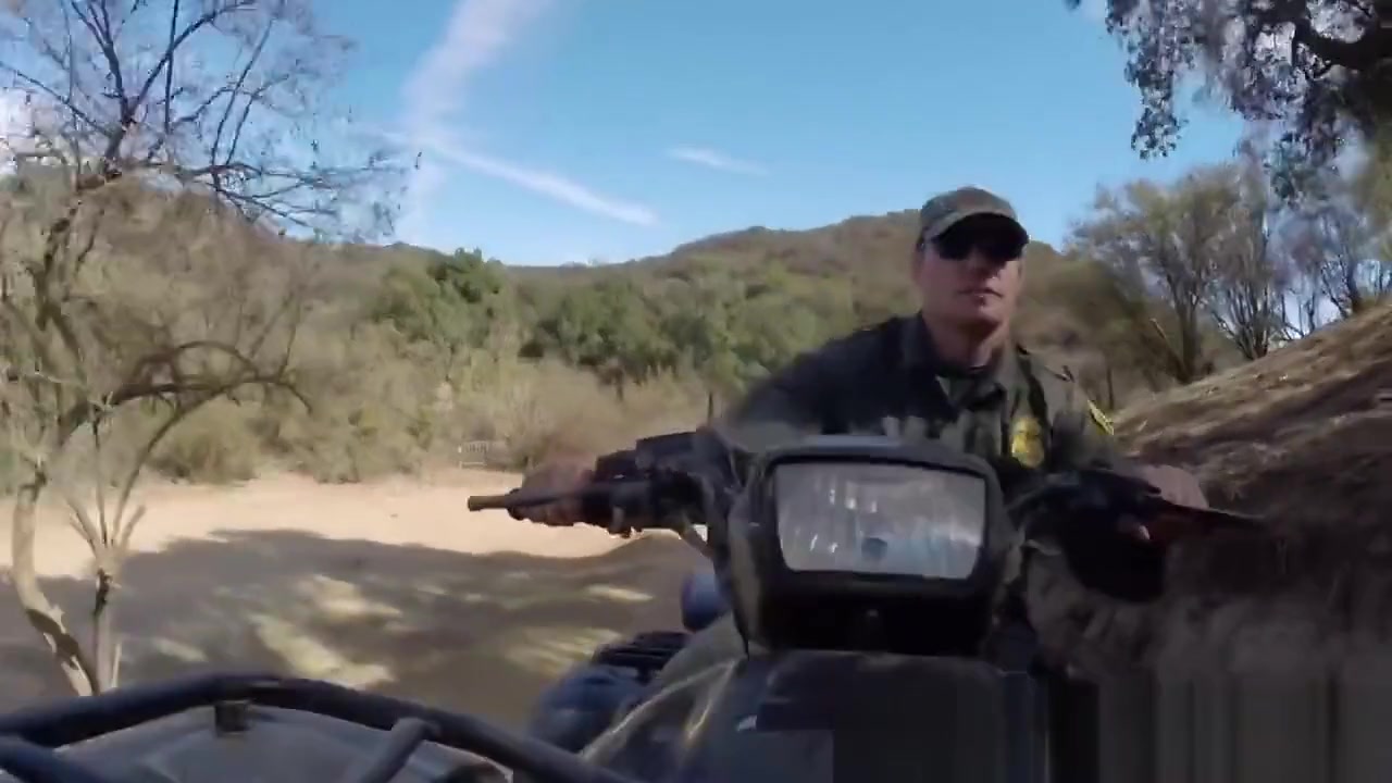 Hardcore outdoor pounding with uniformed border agent and redhead teen 18+ slut