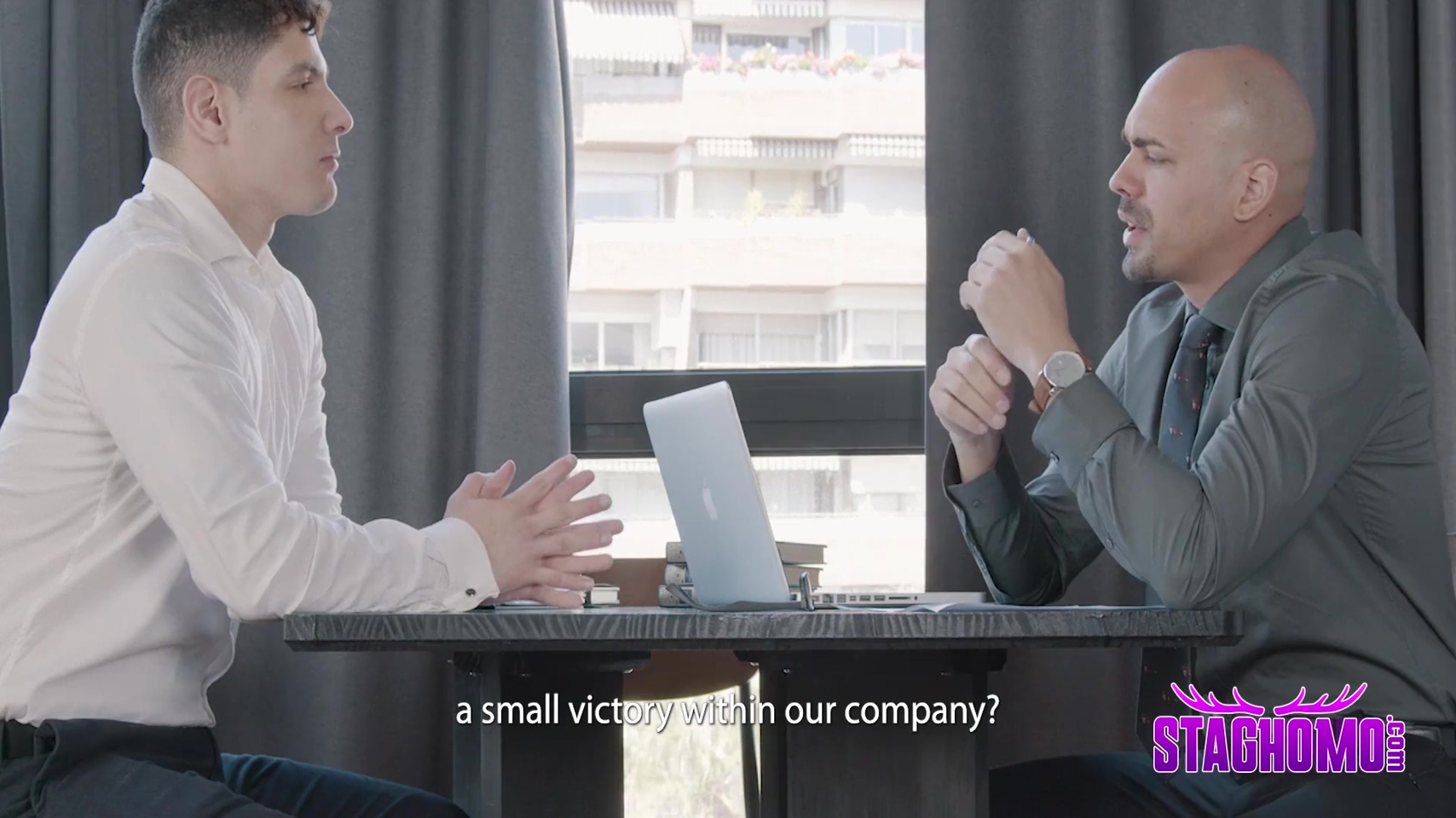 Corporate Executive Operator, Mr. Cabrera Alexandro Fucks Callboy In His Office! 8 Min - Alexandro Cabrera, Bastian Karim And Gay Porn
