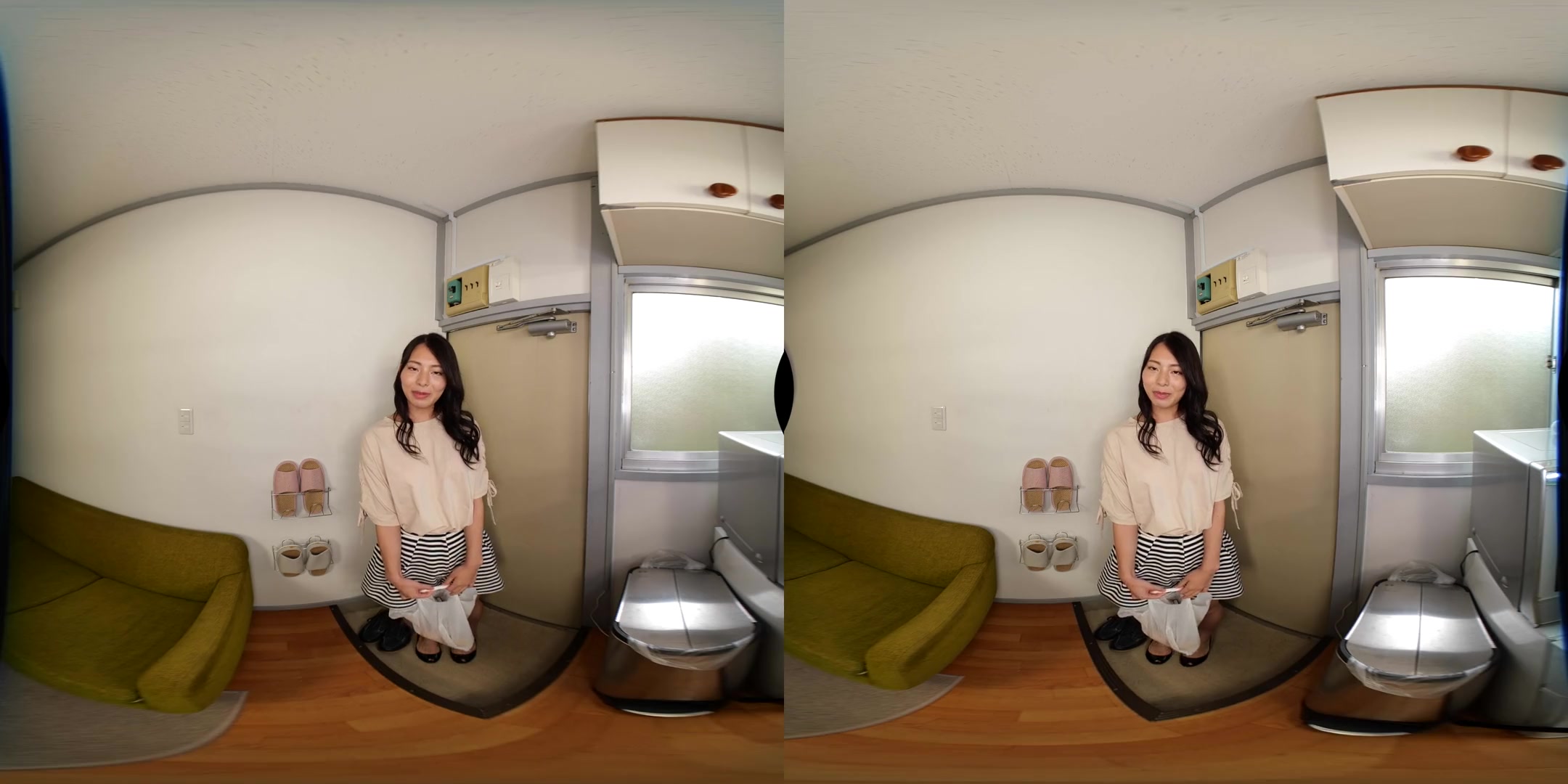 Apartment Days! Chiaki Narumi Act 2; Hot and Sexy JAV Idol as your Virtual Girlfriend in a Non-Nude VR video