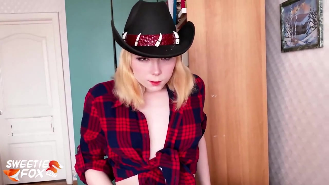 teen 18+ Riding On Cock And Hardcore Fuck - Cumshot Pov - Cowboy Cosplay
