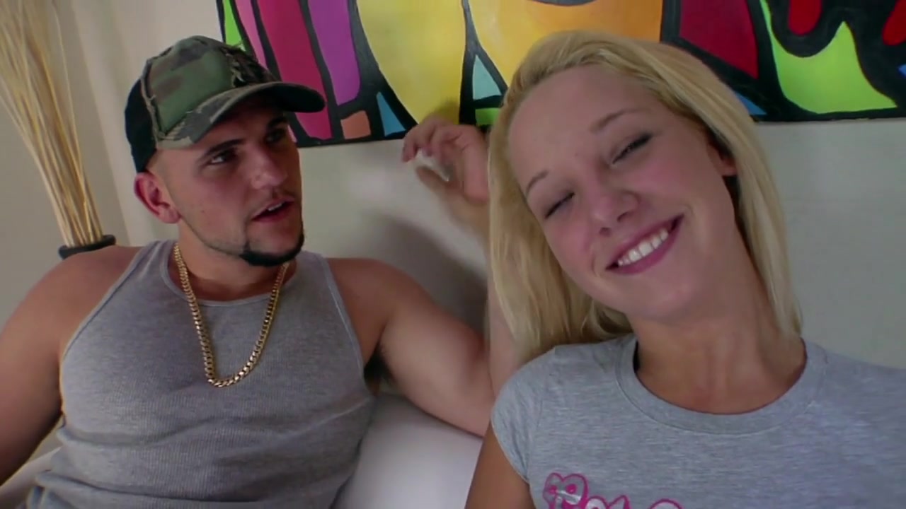 Blonde teen 18+ With Small Tits Riding Dick And Gets Facialized
