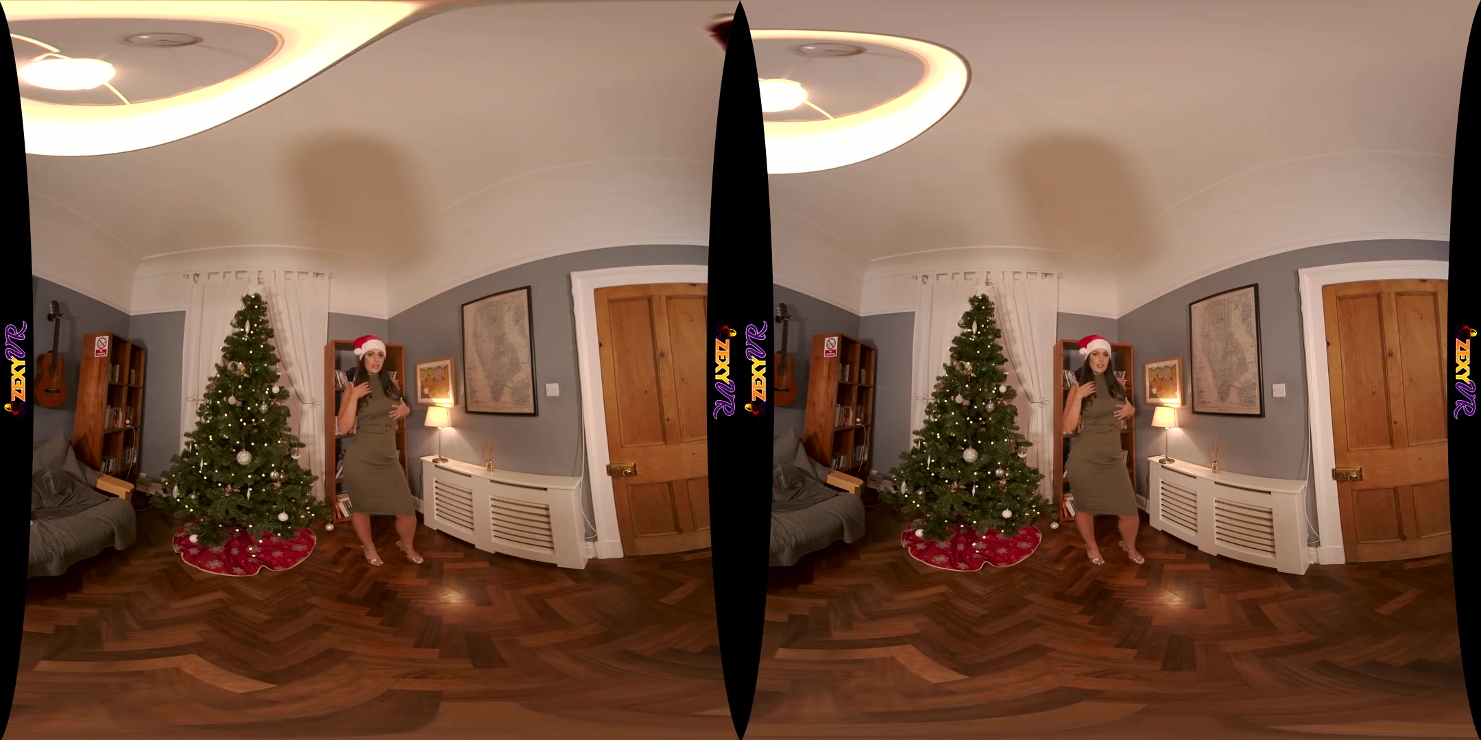 Christmas Came Early - Curvy Striptease Big Tits Big Ass