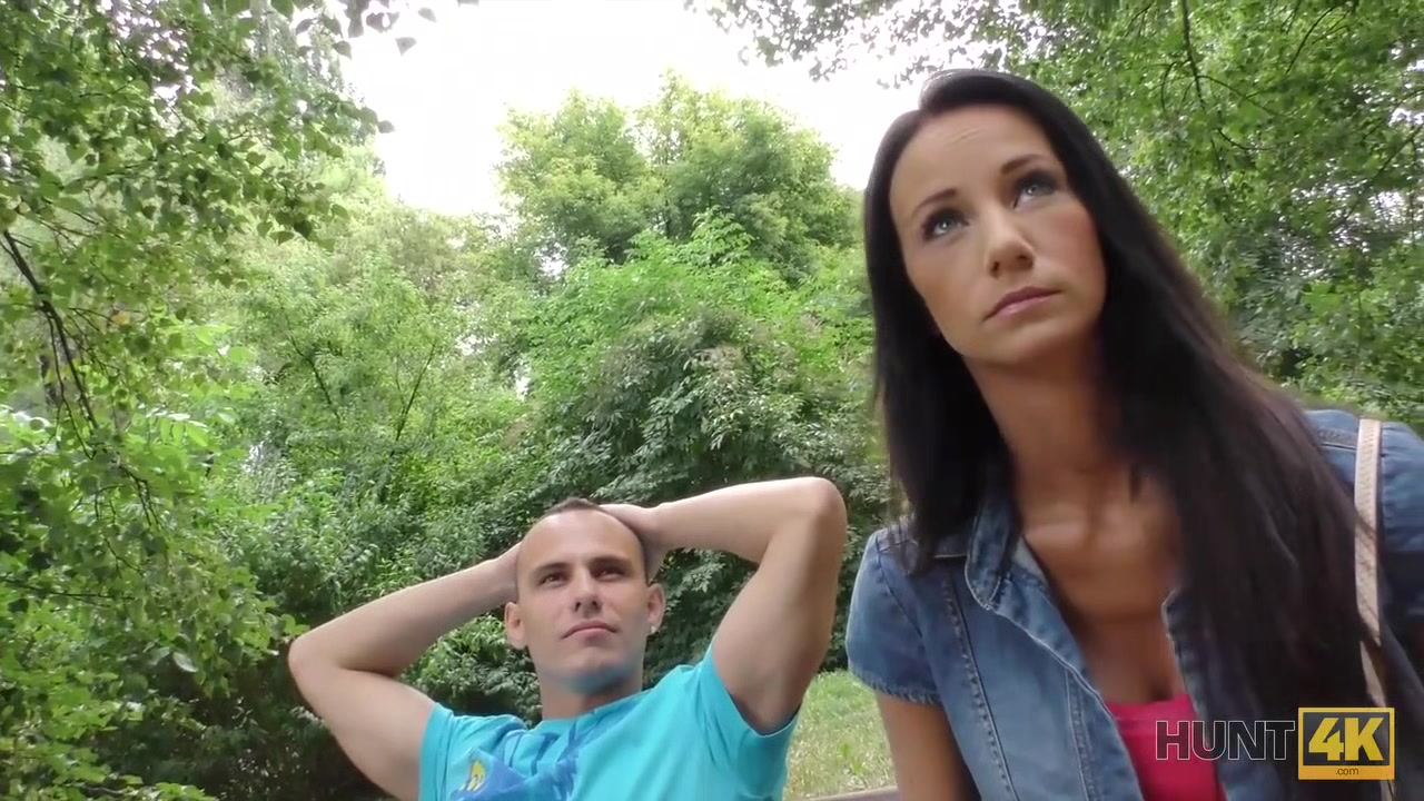 HUNT4K. Tricky guy forces boy to sell sweet pussy of his girlfriend