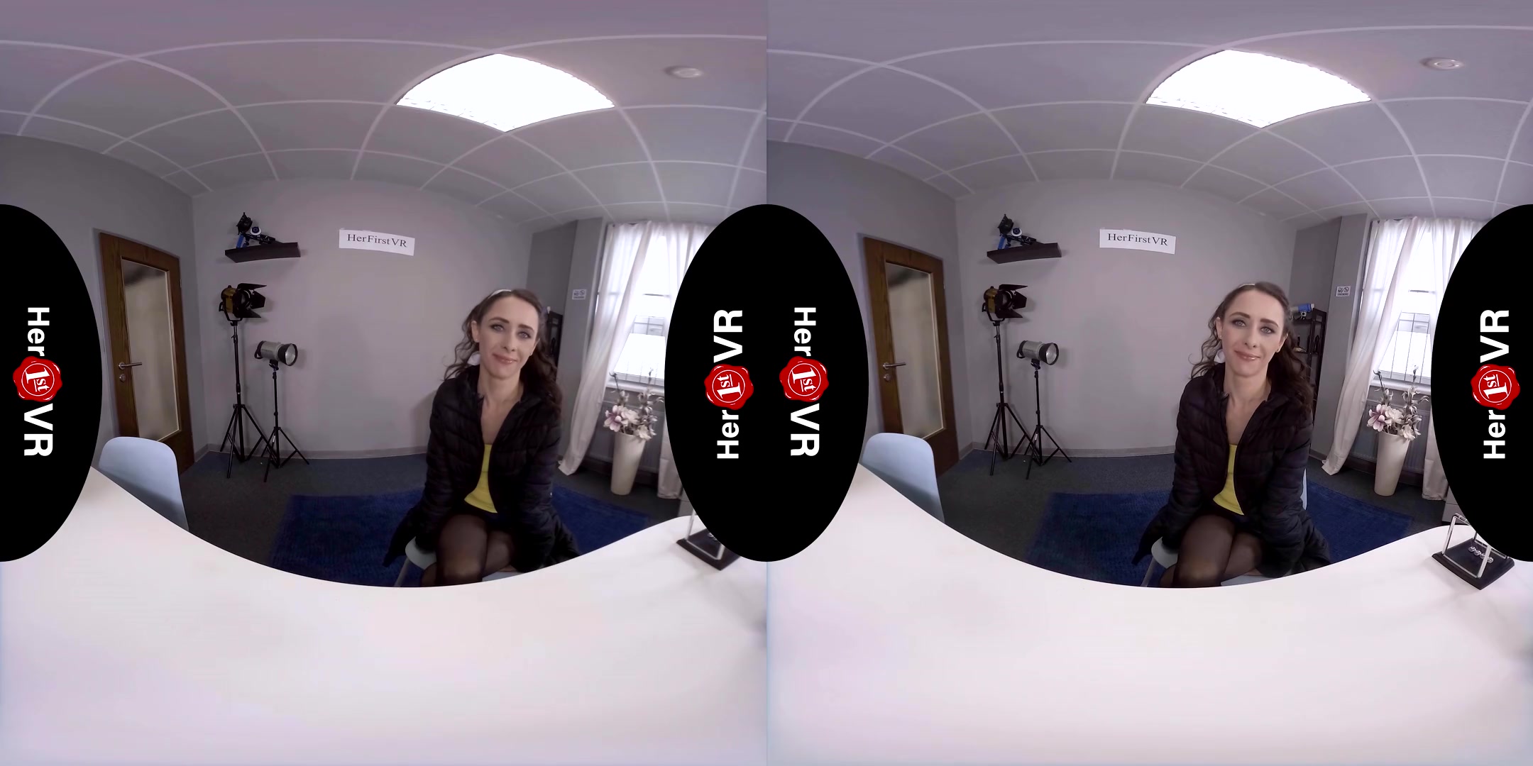 Sofia - First VR Casting - Petite Shaved teen 18+ POV Hardcore