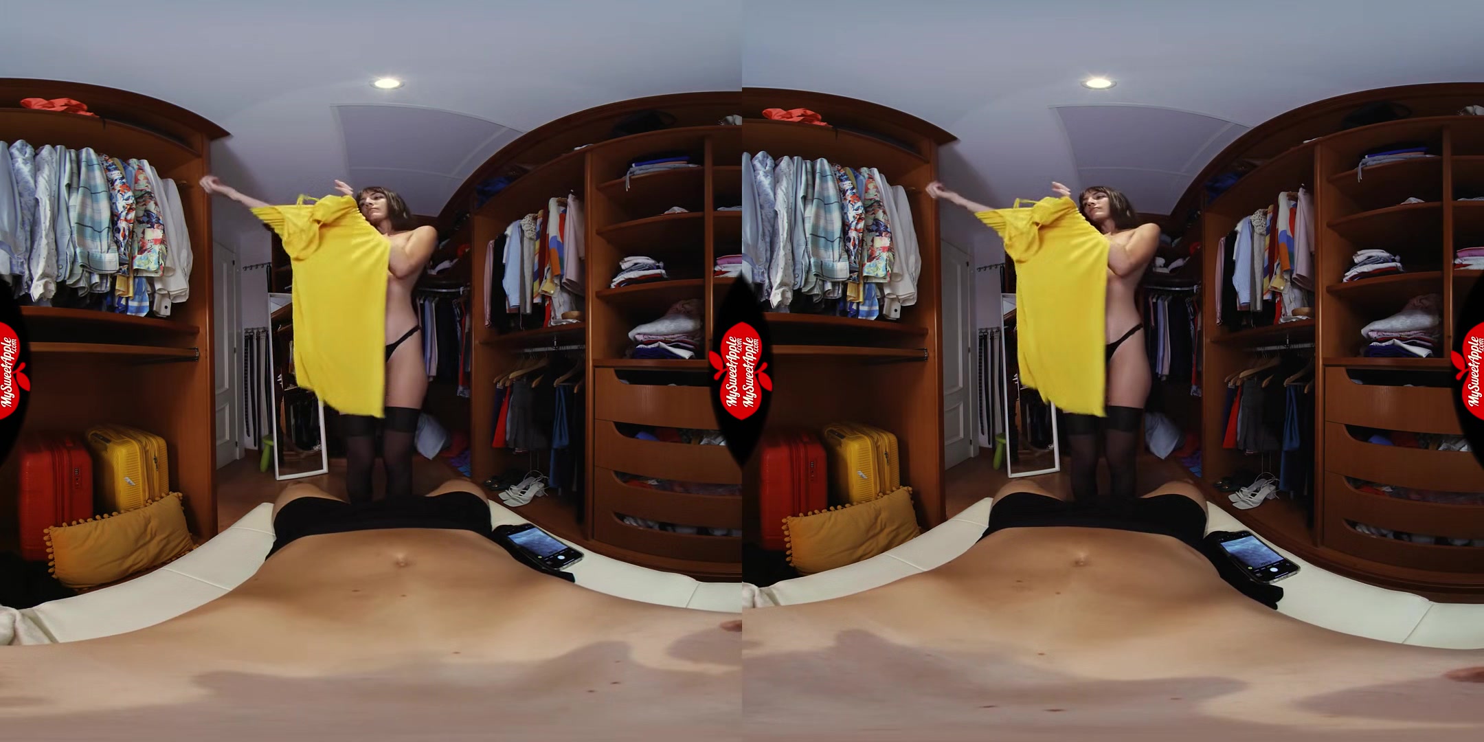 Try On Haul Sex With Amazon Position And Creampie