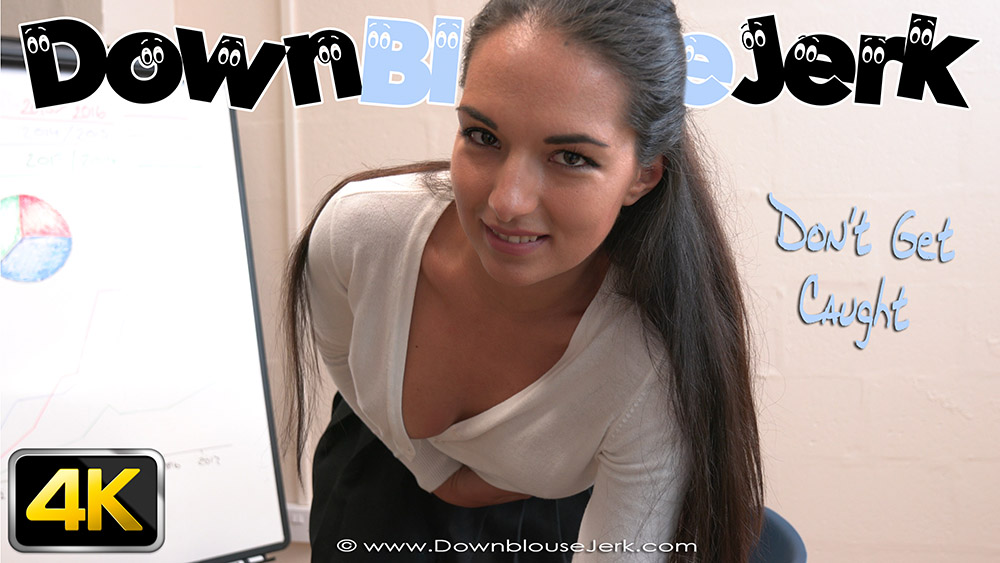 Rebecca G in Don't Get Caught - DownblouseJerk