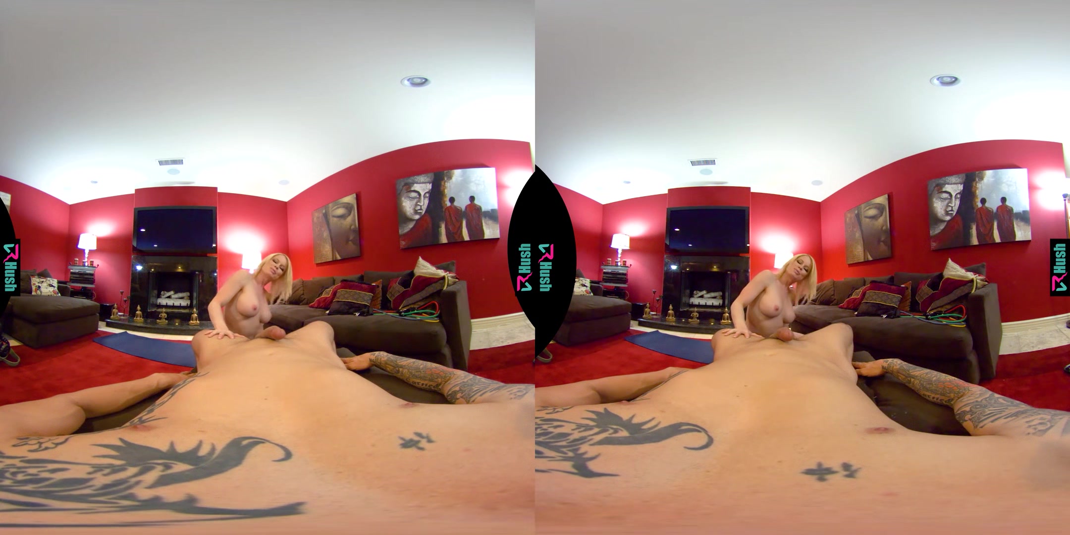 VRHUSH Busty blonde Nikki Delano wants you to fill her up