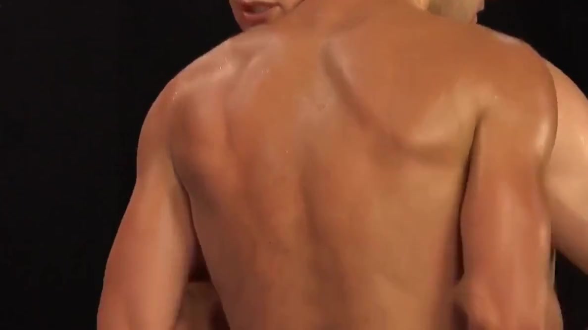 Oiled Studs Kissing