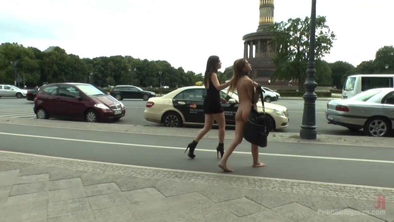 Filthy Lullu Gun Gets Fully Naked and Barefoot on Dirty Streets