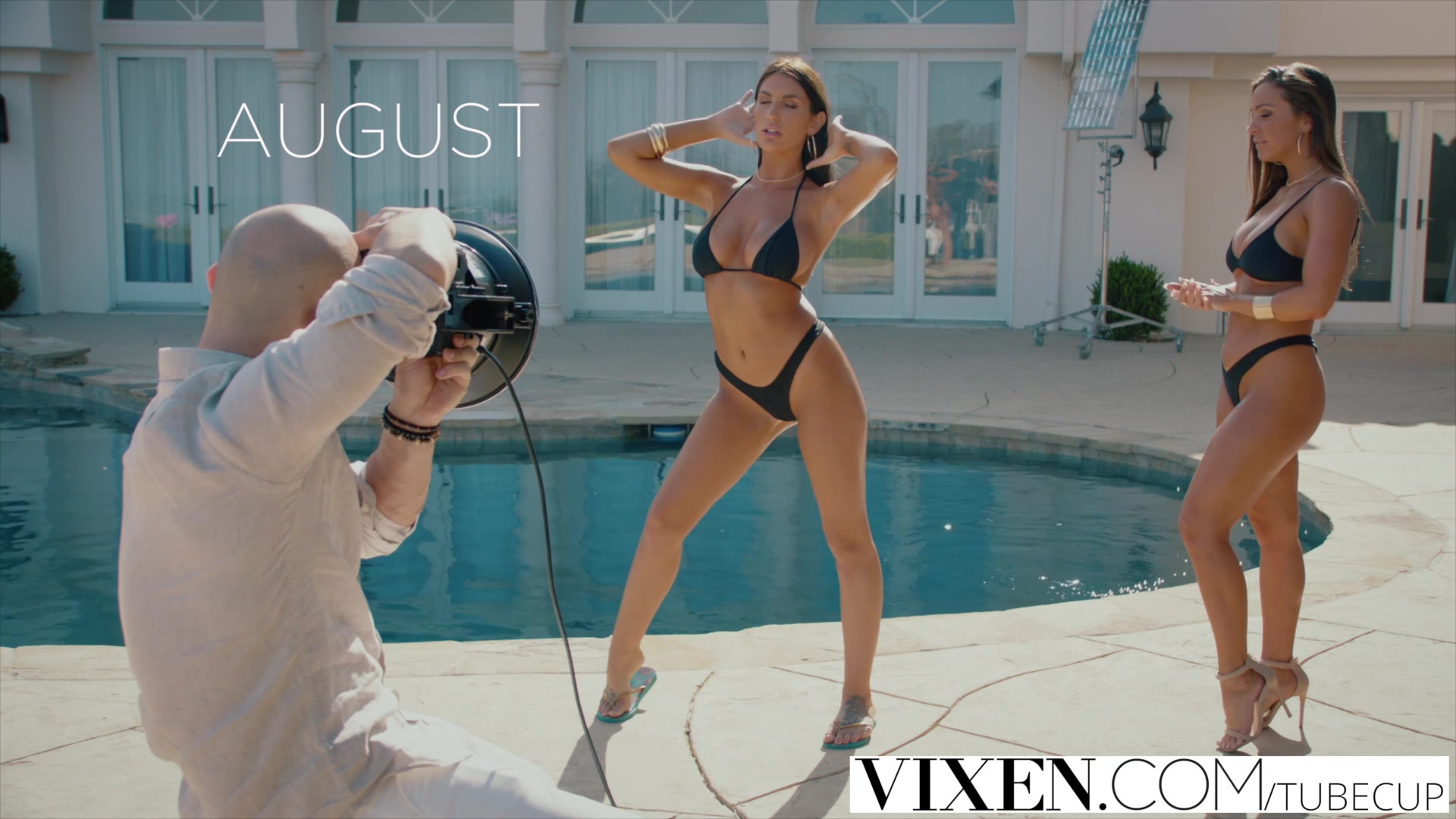 VIXEN Abigail Mac and August Ames Share A Huge Cock!