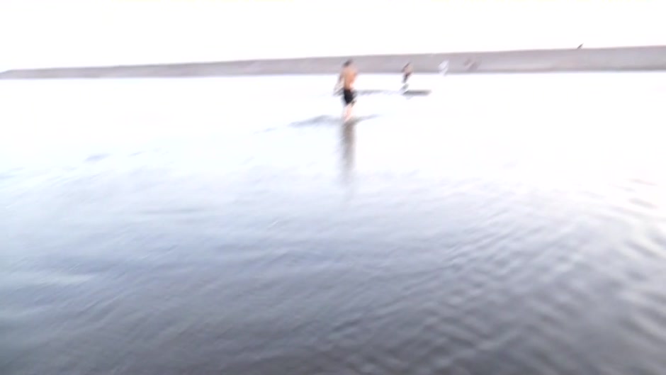 Bitch sucks and fucks while on a public beach