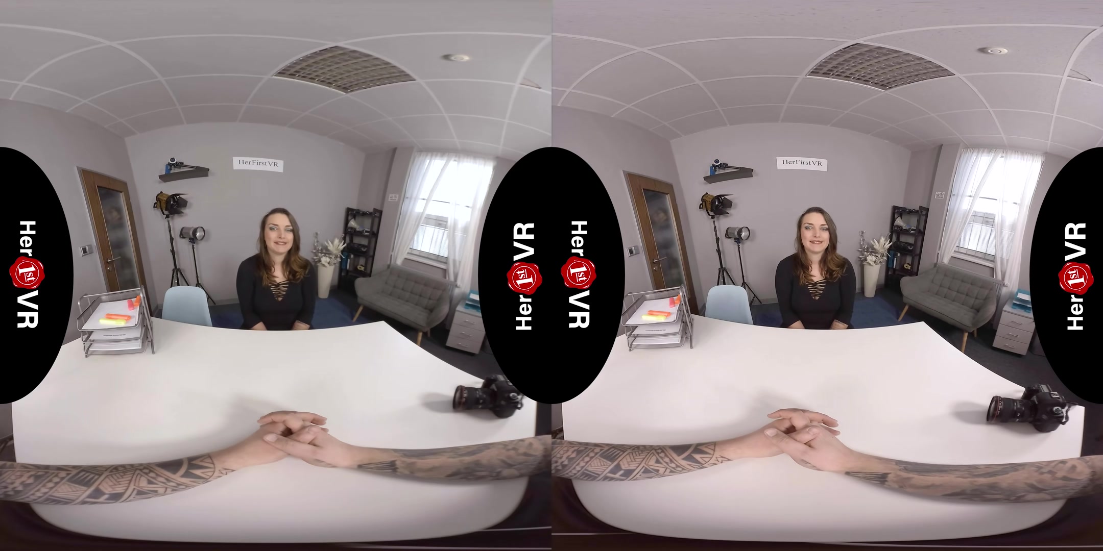 Lea - VR Casting - HerFirstVR