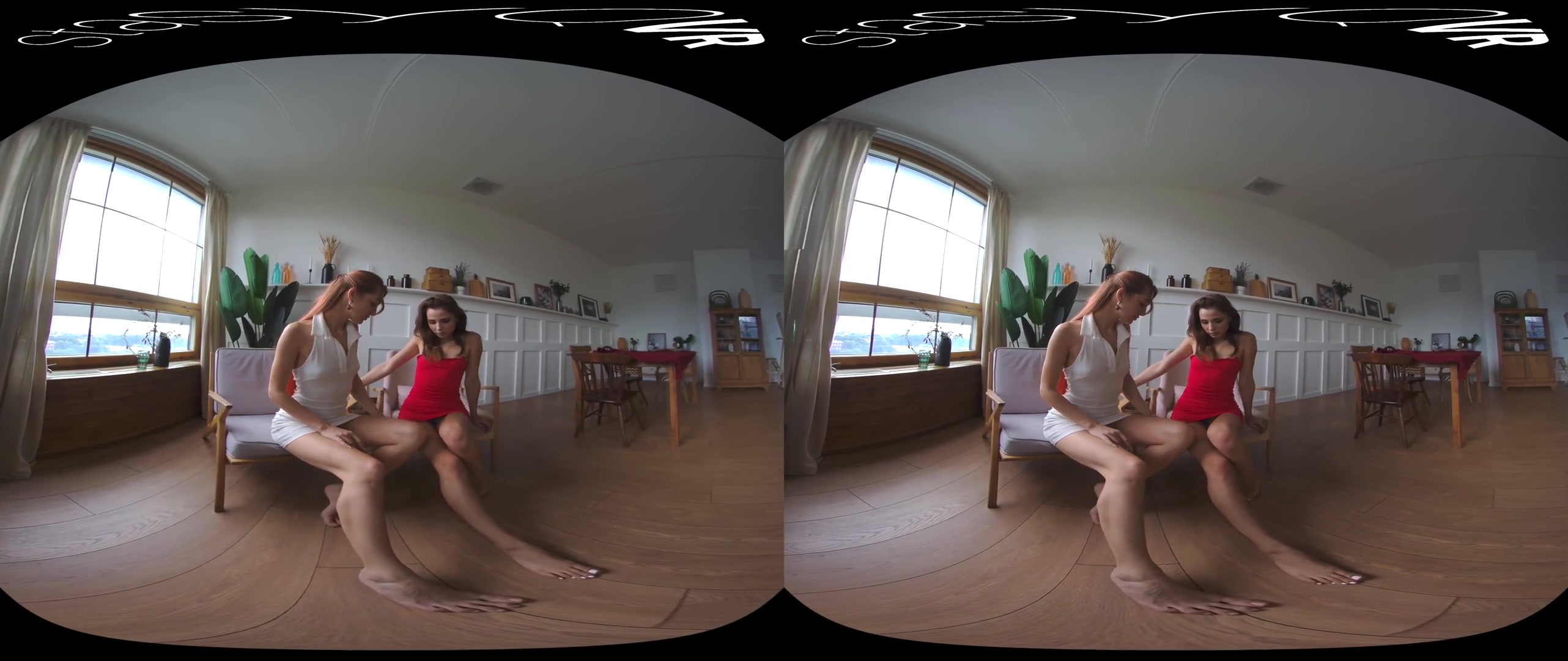 Two for One - Amazing Lesbian Striptease in High Definition 3D Porn