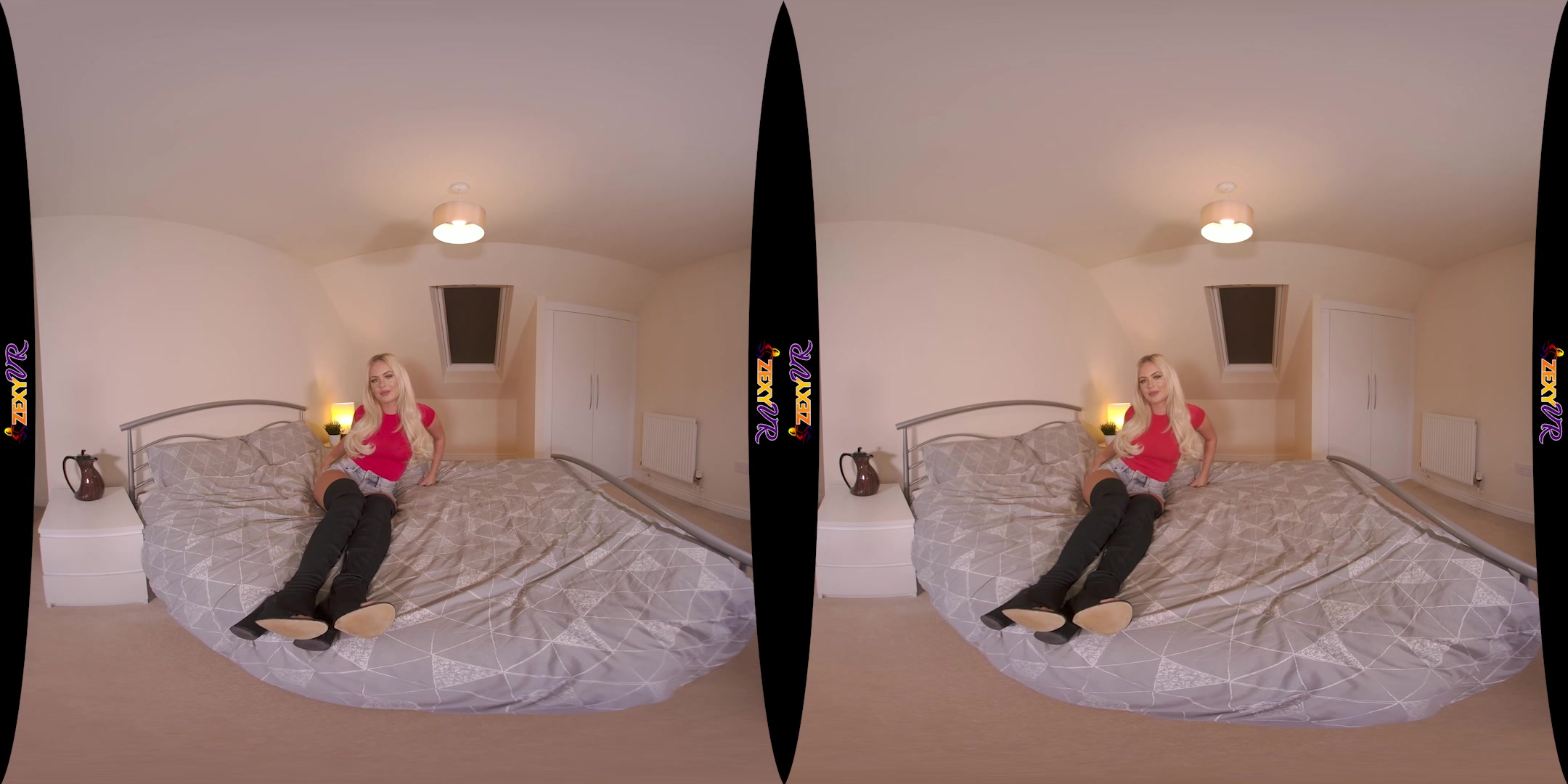 Bedroom Antics featuring Louise - ZexyVR