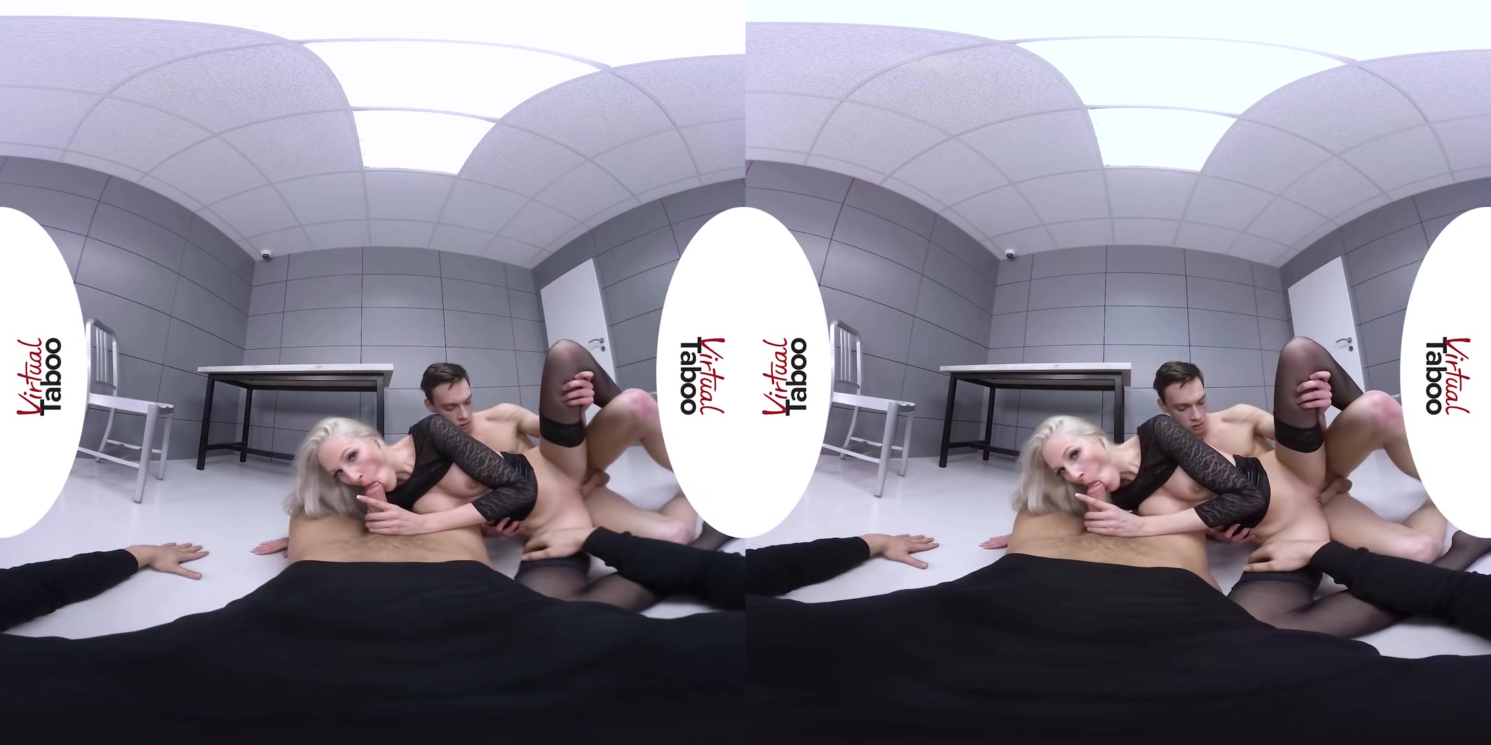 Mavie Pearl VR Porn: Arrested Mom Fucks For Freedom - VirtualTaboo
